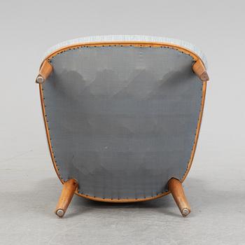 An 'Advokaten' easy chair by Carl Malmsten for OH Sjögren, second half of the 20th Century.