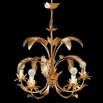 A ceiling lamp, second half of the 20th century, hight ca 60 cm.