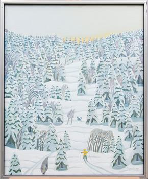 PIRKKO LEPISTÖ, olja på duk, signerad och daterad -87.
