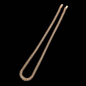 COLLIER, 18 k guld, svenska stämplar RGW, 1959. Total vikt ca 30 g.