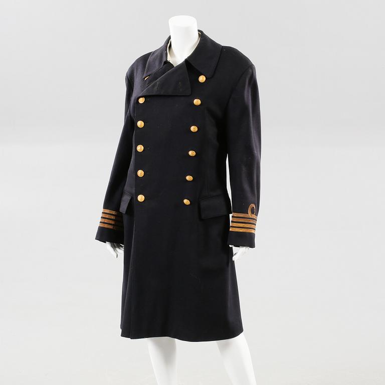 A coat from the Swedish royal navy, the 1950s.