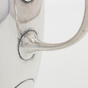 Tapio Wirkkala, silver ewer TW 77, Kultakeskus, Hämeenlinna 1955.