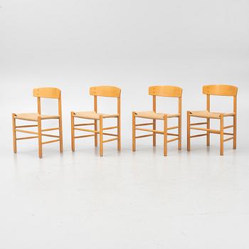 Børge Mogensen, chairs, 4 pcs, "J39", Denmark, second half of the 20th century.