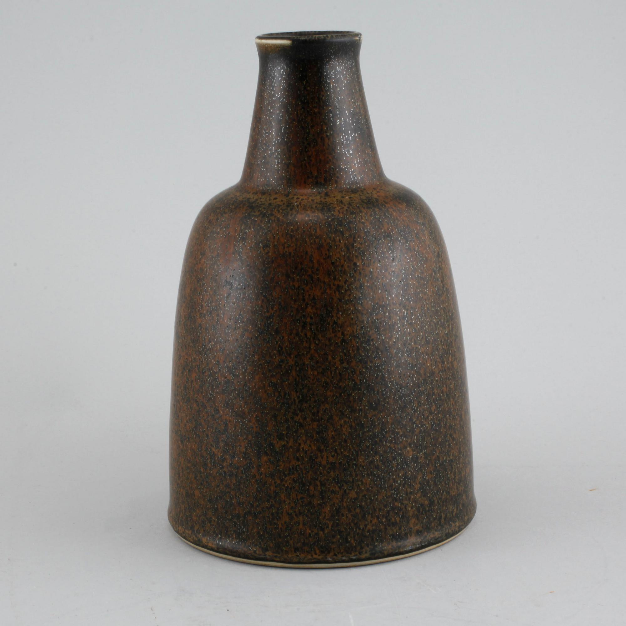 CARL-HARRY STÅLHANE, vas, stengods, unikat, Rörstrand, signerad och daterad -63.