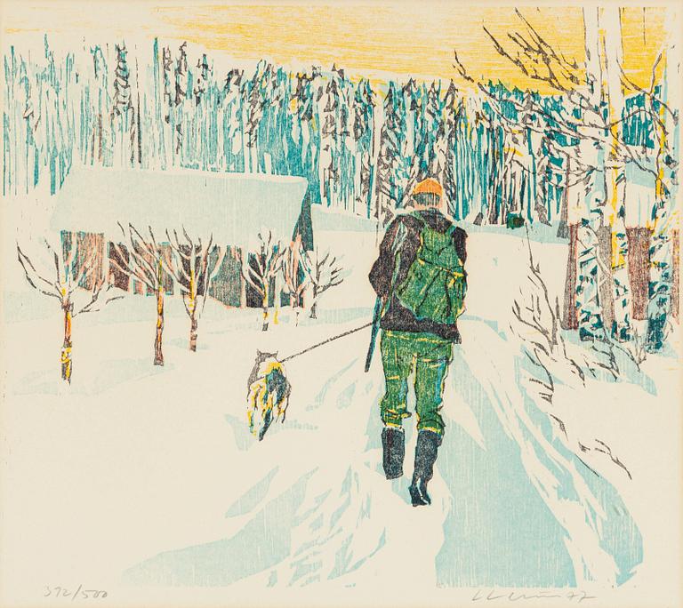 Lars Lerin, Jägaren.