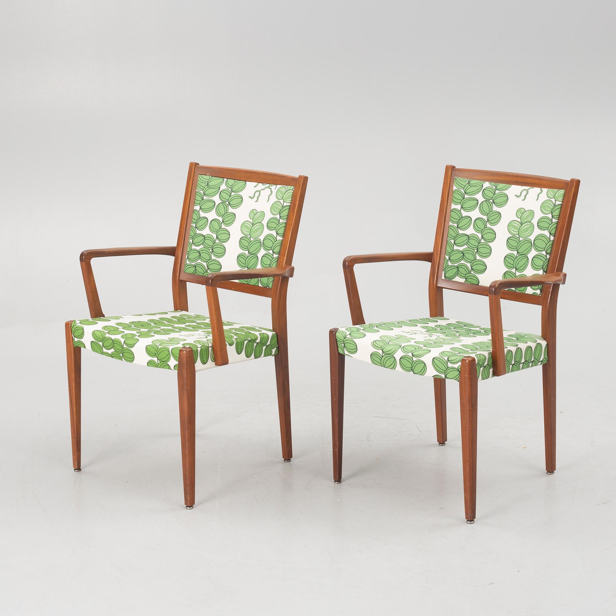 A pair of chairs, Skaraborgs Möbelindustri, 1950's/60's.