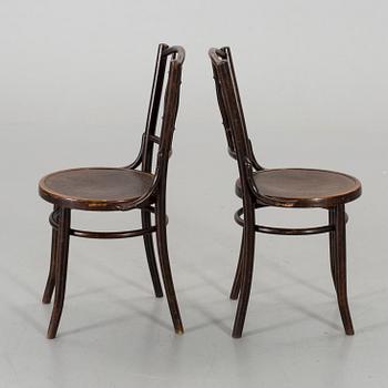 A PAIR OF BENTWOOD CHAIRS, MADE IN ROMANIA.