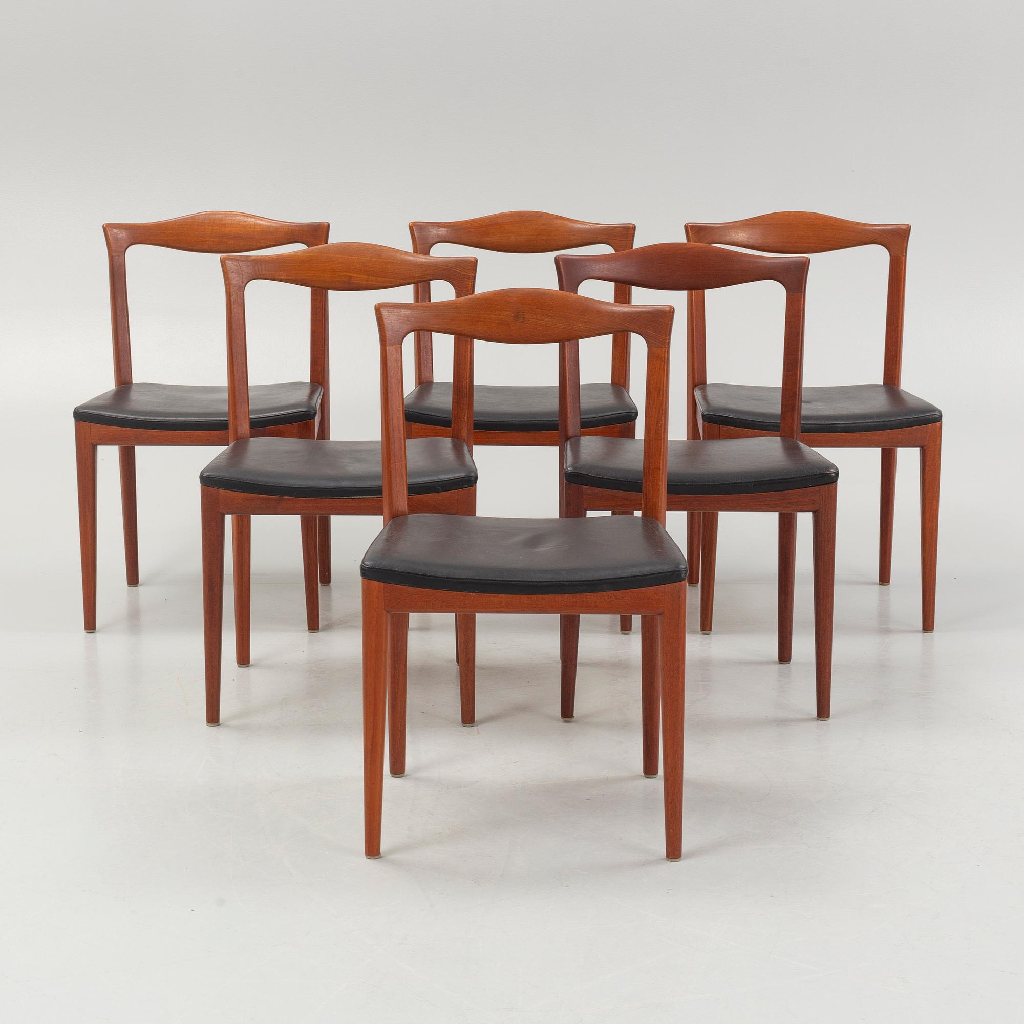 Karl Erik Ekselius, stolar 6 st, JOC 1960-tal.