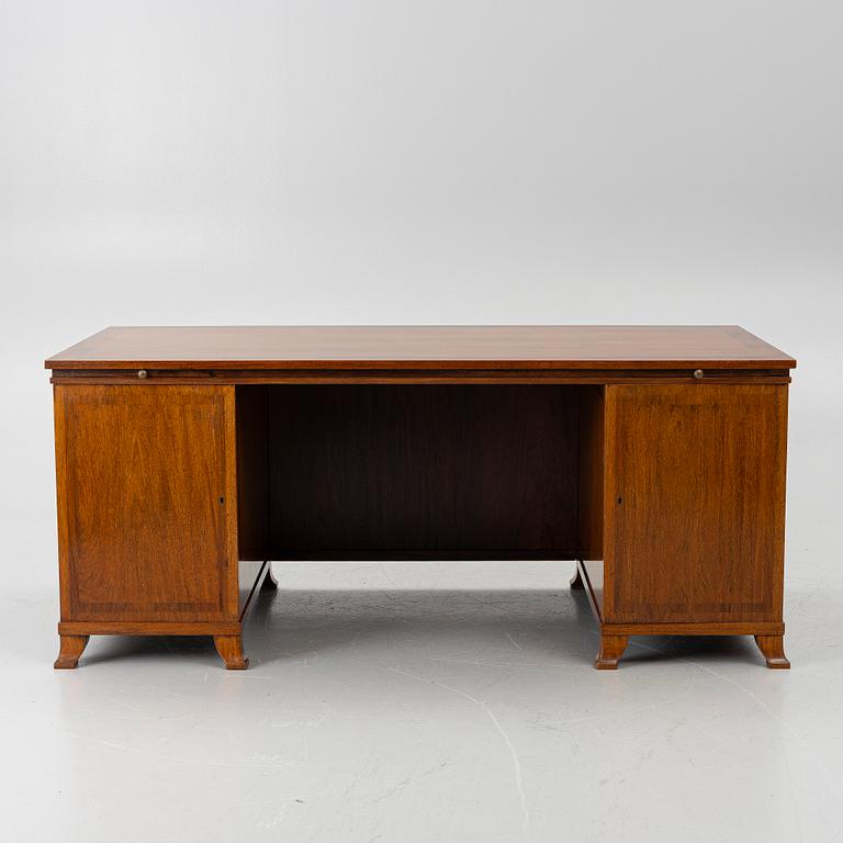 Carl Malmsten, attributed to, an imposing desk, circa late 1920s.