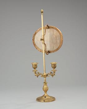 LÄSLAMPA, för två ljus. Ryssland, 1820/30-tal.