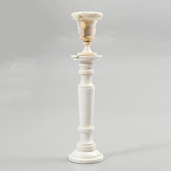 Pedestal with urn, 20th century.