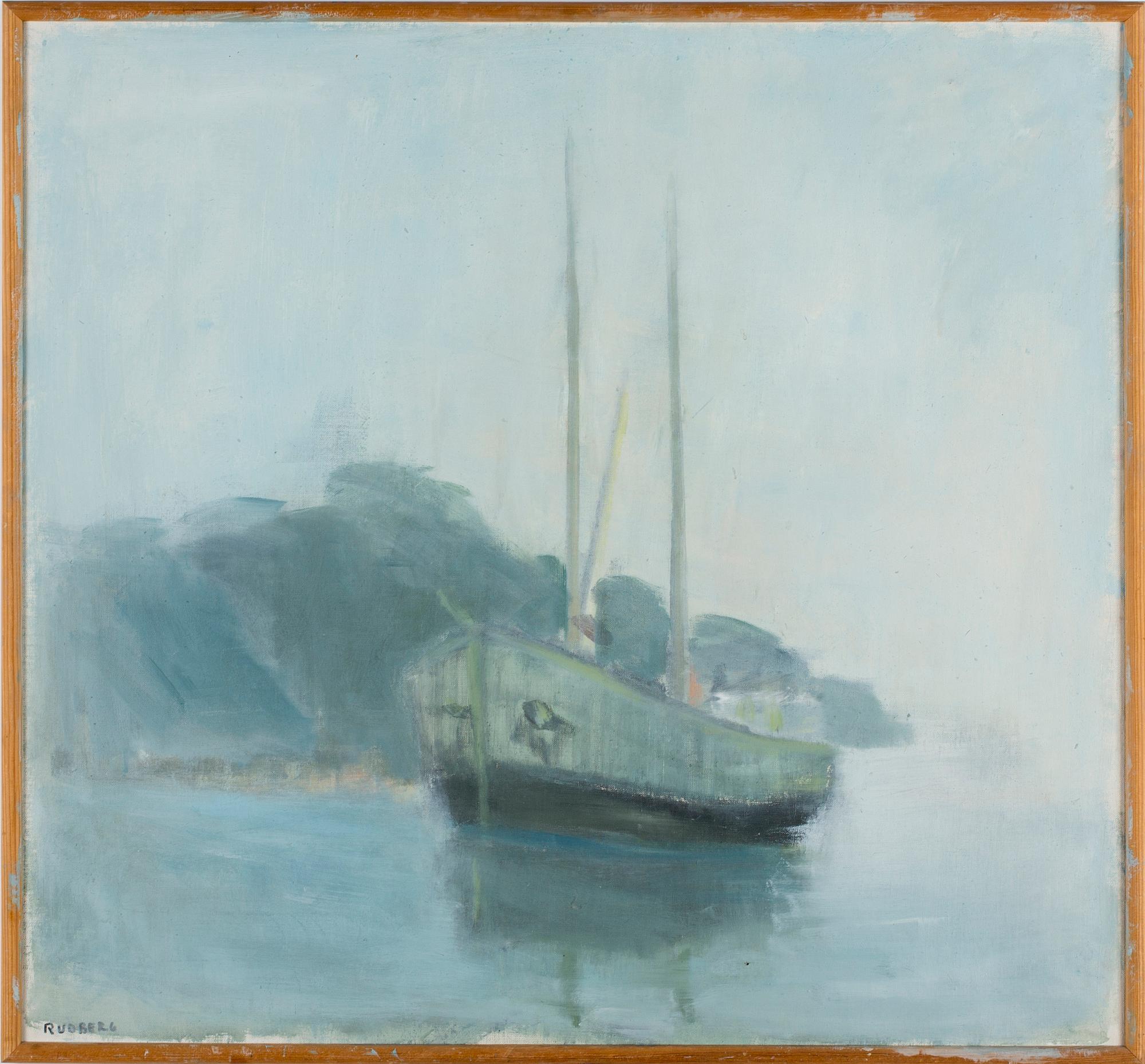 GUSTAV RUDBERG, olja på duk, signerad.