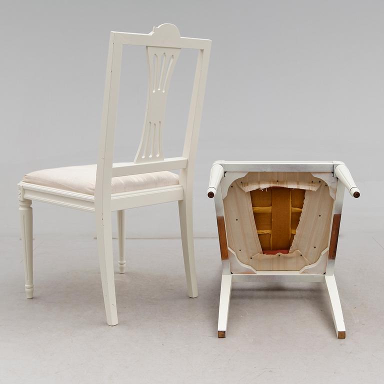 STOLAR, 4 st, gustaviansk stil, 1900-talets första hälft.