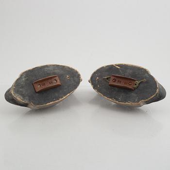 A set of four decoy ducks, first half of the 20th Century.