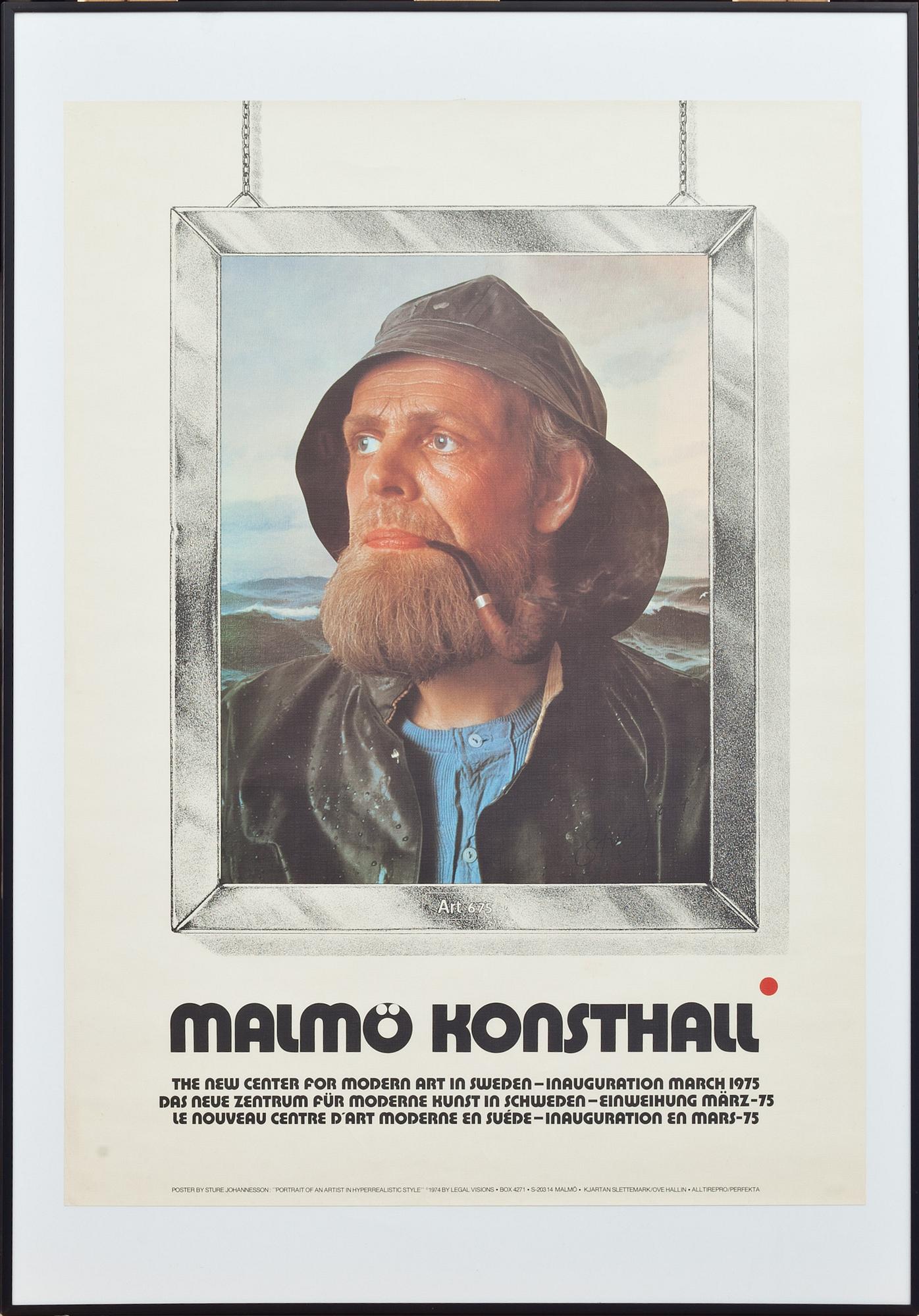 STURE JOHANNESSON, 2 st. Färgserigrafier.
"Andrée will take a trip" mm.
