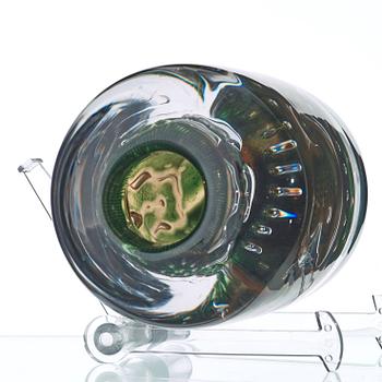 Edvin Öhrström, an 'Ariel' glass vase, Orrefors, Sweden 1953.