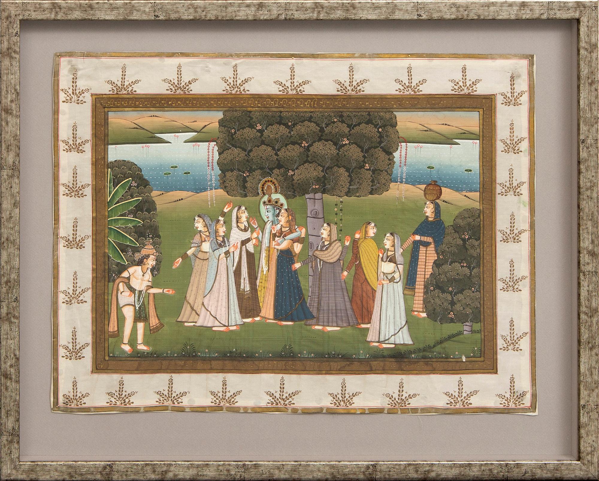 Unknown artist India first half of the 20th century gouaches 2 pcs.