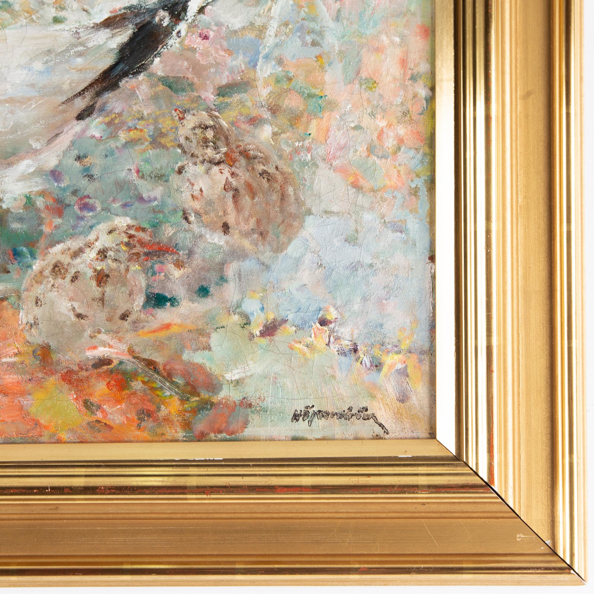 Hugo Öfverström,oil on canvas, signed with stamp.