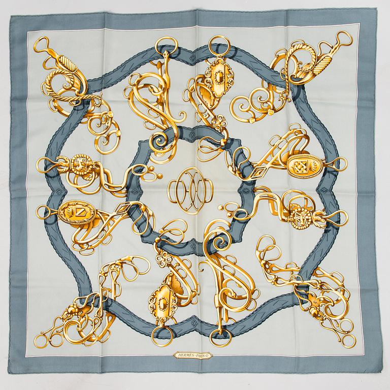 HERMÈS, SIDENSCARFAR, 2 st.