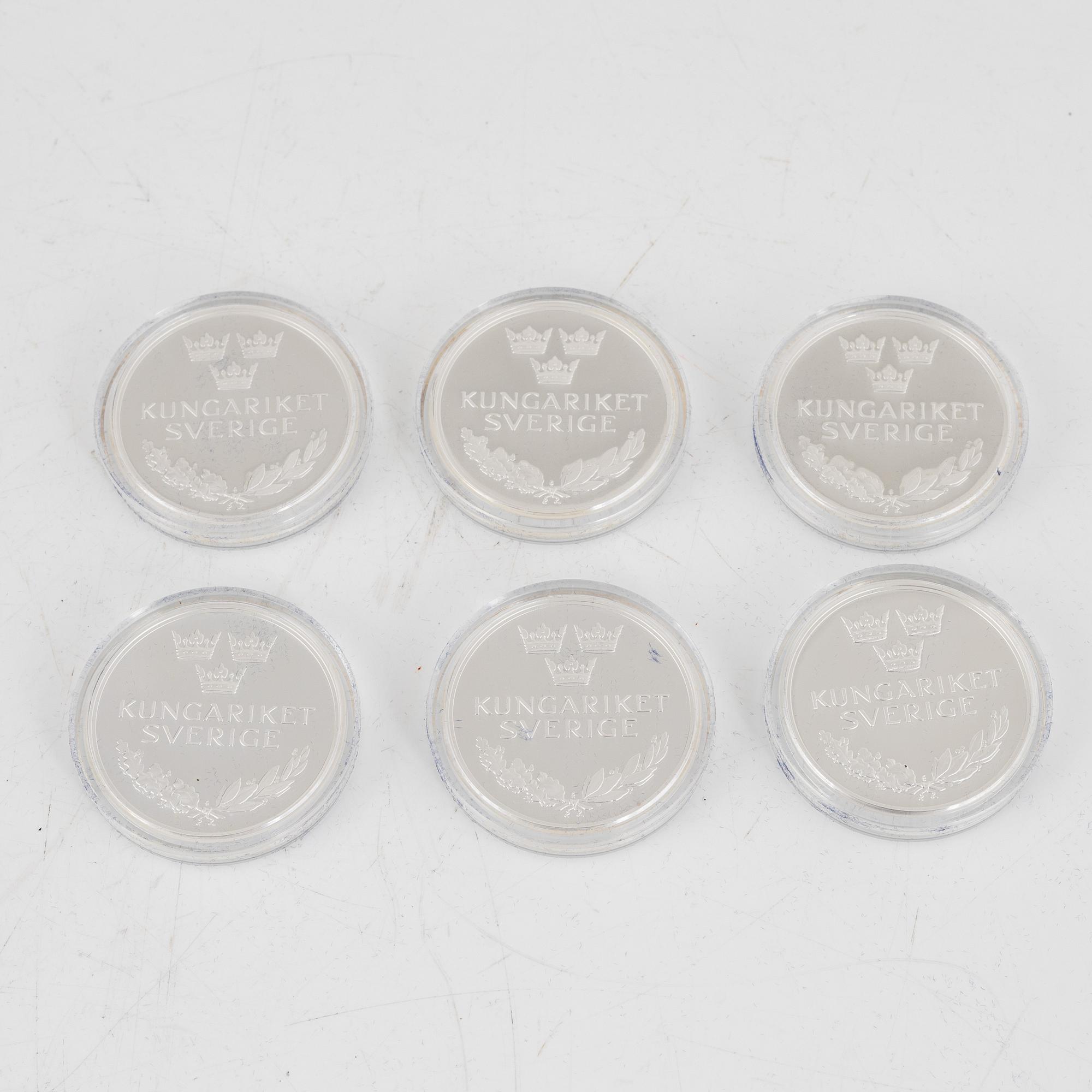 Minnesmynt, 17 st, sterlingsilver, Kungariket Sverige, Svenska Myntverket, Eskilstuna.