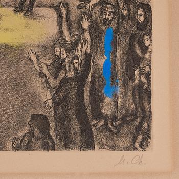 Marc Chagall, "Le veau d'or" from: "La Bible".
