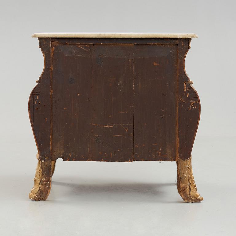 BYRÅ,  av Mathias Ortmann (ca.1692–1757), Danmark, 1700-talets mitt. Rokoko.