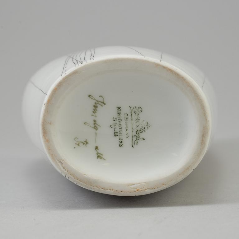 HANS STANGL, vas, porslin, Rosenthal, 1950/60-tal.