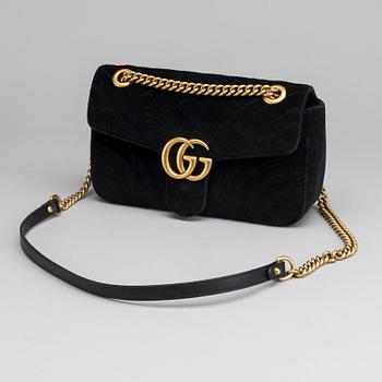 GUCCI, "Marmont Velvet Shoulder Bag".