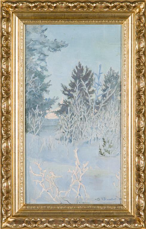 Väinö Blomstedt, Winter Landscape.