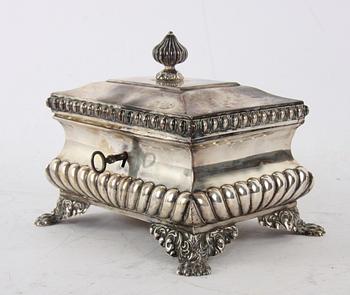 SOCKERSKRIN, silver, Österrike-Ungern, senempire 1800-tal.