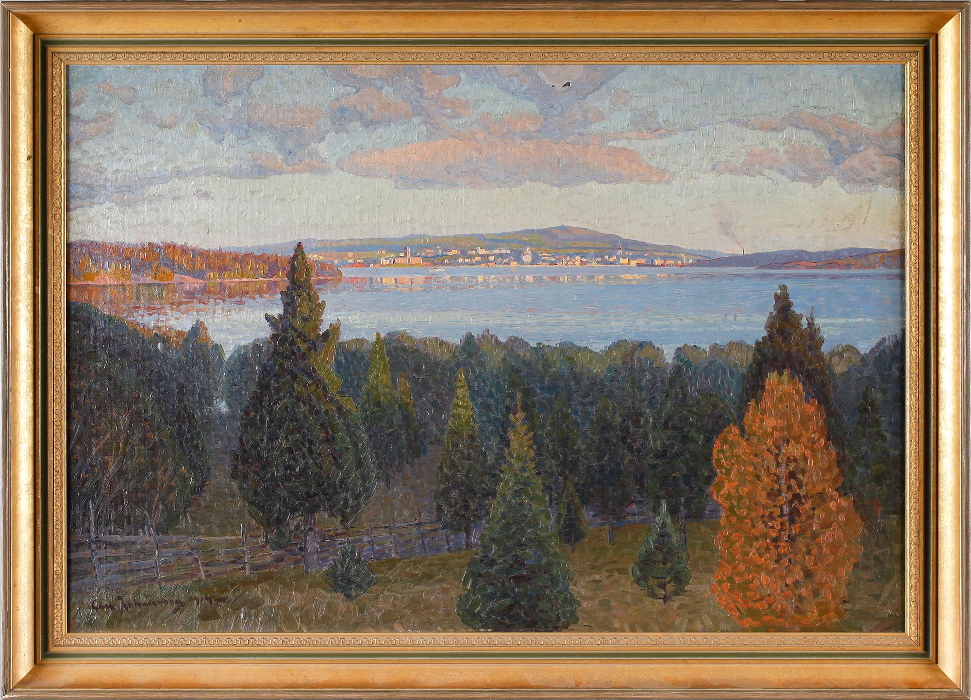 CARL JOHANSSON, olja på duk, signerad och daterad 1914.