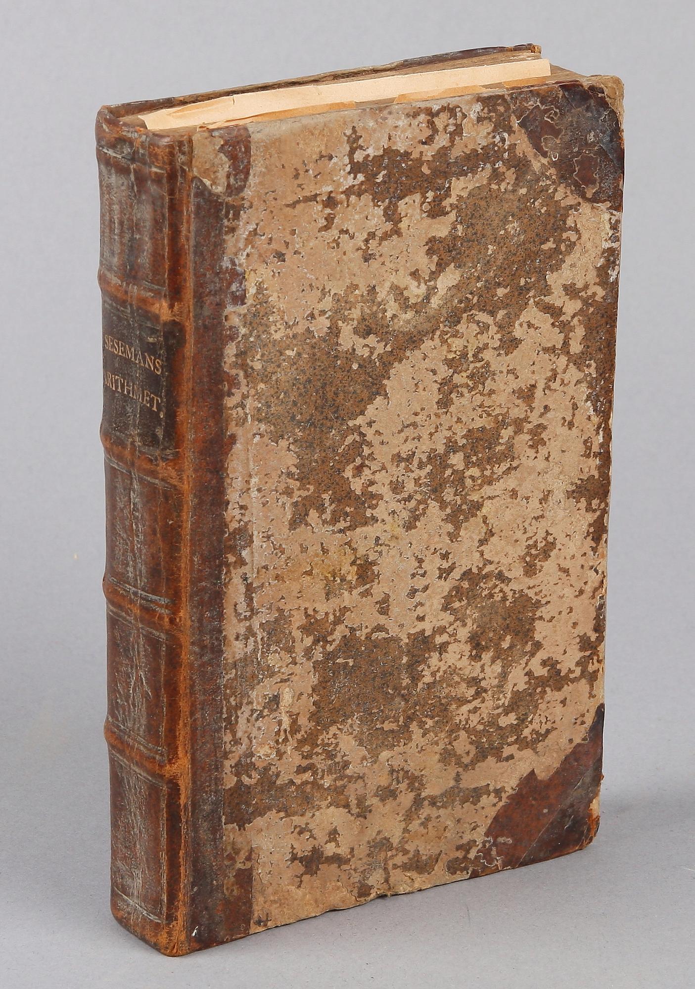 BOK, "Arithmetica eller räknekonst..." av Hans Jacob Seseman, Uppsala 1779.