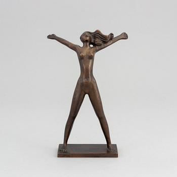 Stig Blomberg, a bronze sculpture, signed.