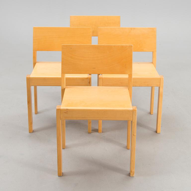 ALVAR AALTO, lastentuoleja 4 kpl, malli 611, Artek 1940/1950-luku.