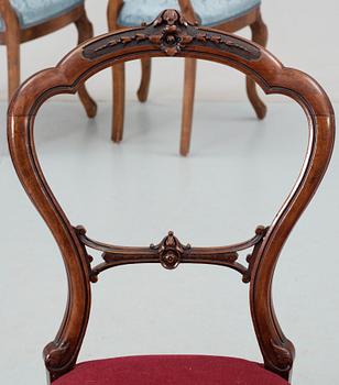 STOLAR, 6 st, nyrokoko, 1800-talets slut.