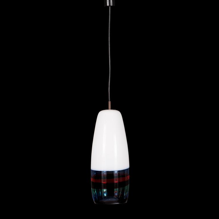 Massimo Vignelli, a mid-20th century  Italian 'Sigaro' pendant light for Venini.