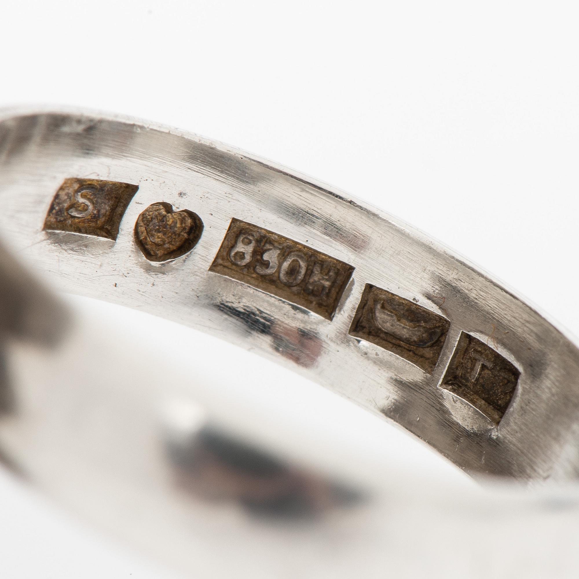 RING, silver, Helsingfors 1972.