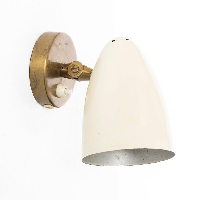 Harald Notini, vägglampa, Böhlmarks, 1940-tal.