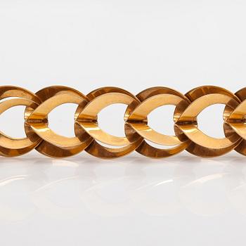 A 14K gold bracelet. Westerback, Helsinki 1965.