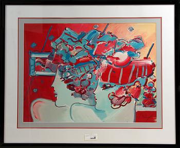 PETER MAX, silkscreen, sign o numr 267/300.