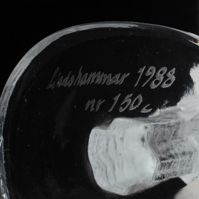 Edvin Öhrström, glasskulptur, Lindshammar.