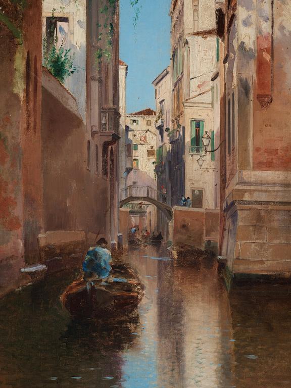 Wilhelm von Gegerfelt, Venetiansk kanalbild (Canals in Venice).