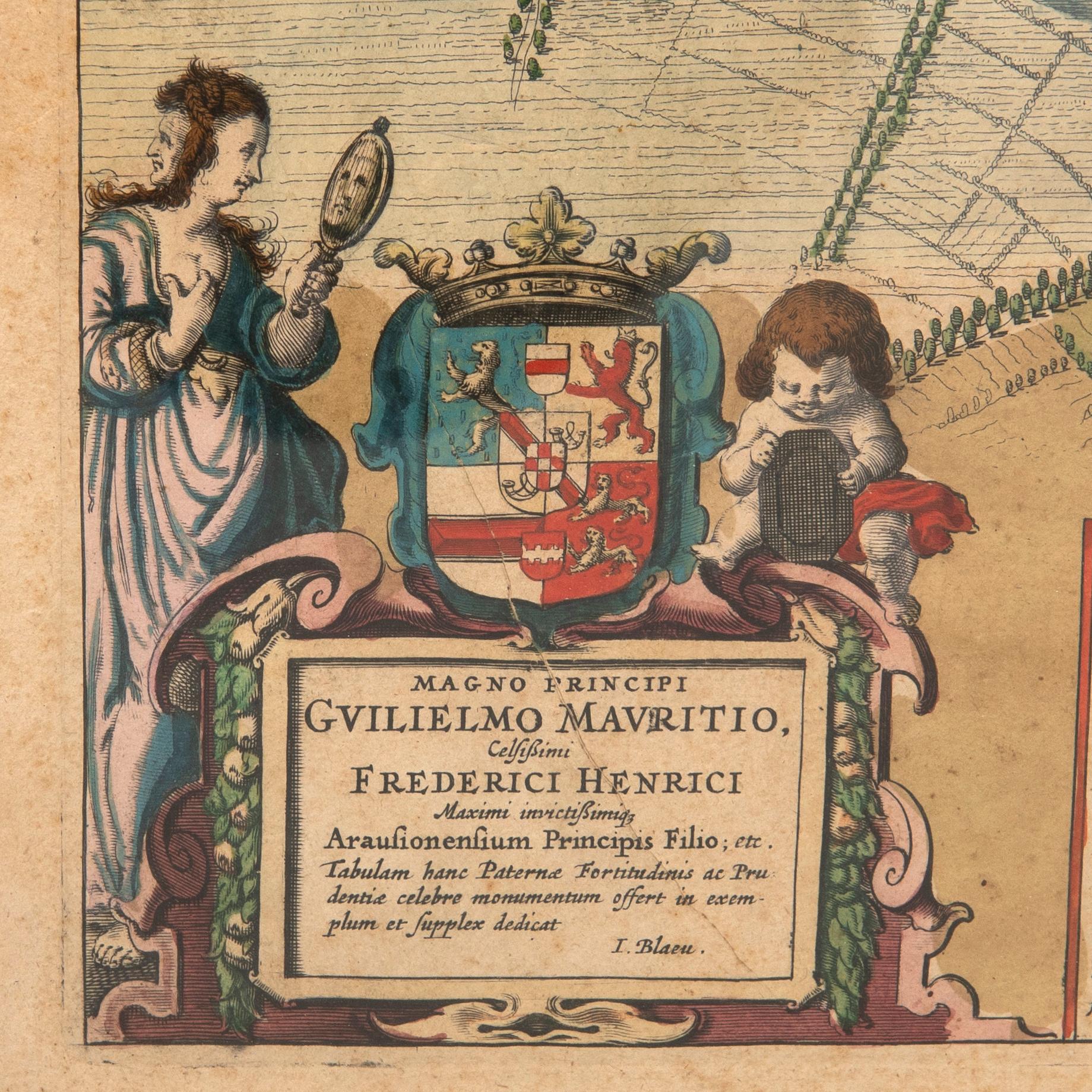 Karta, "Breda", 1700-tal.