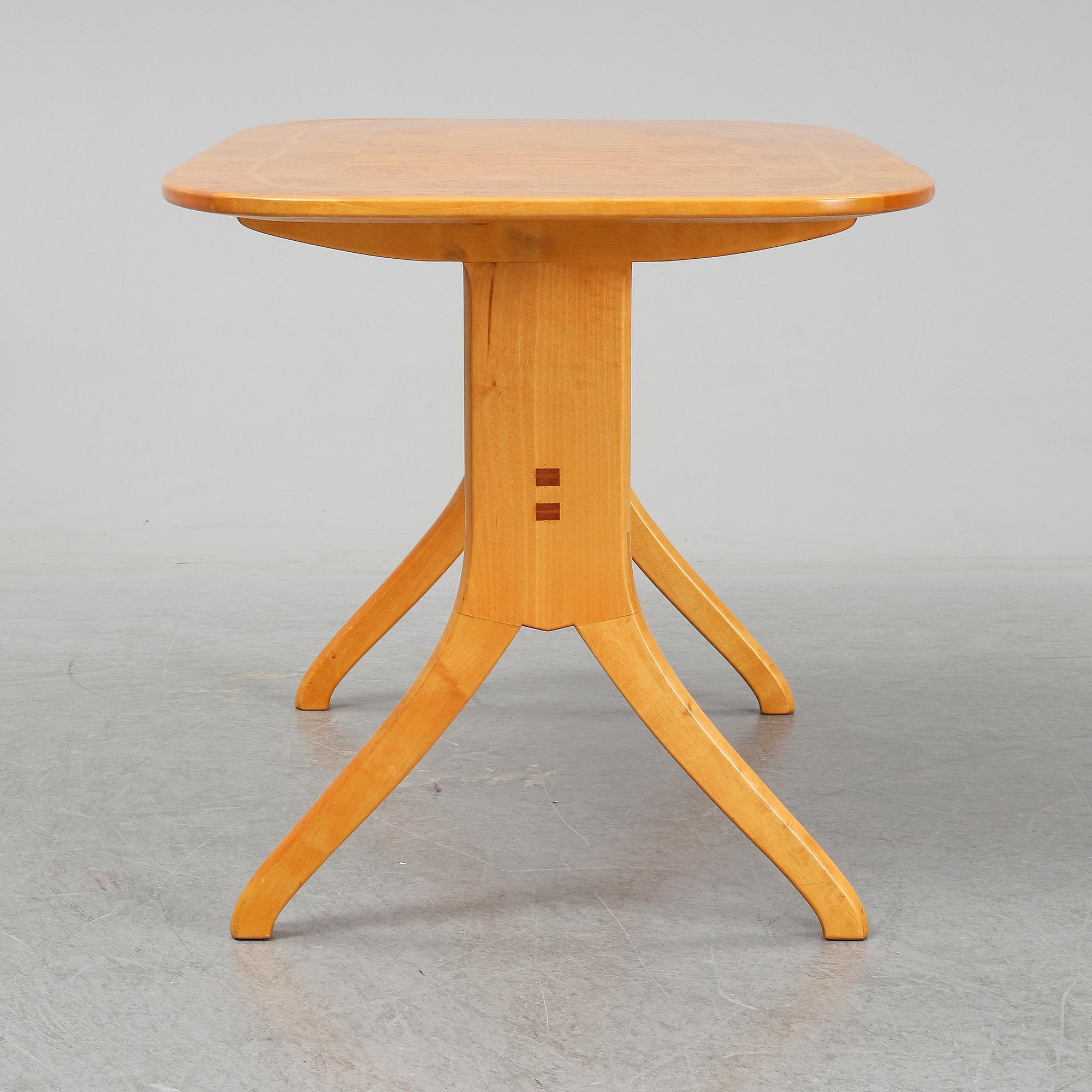 CARL MALMSTEN, a birch veneered 'Lilla Salen' coffee table.