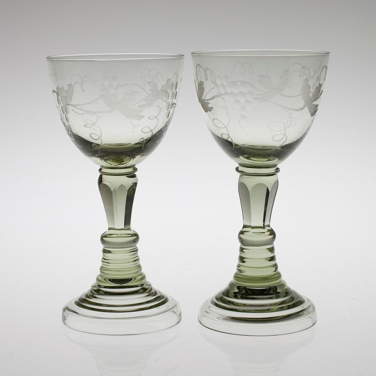 DRICKSGLAS, 12 st, 1900-talets mitt.