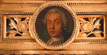 SPEGEL, sengustaviansk, 1700-talets sista kvartal.
