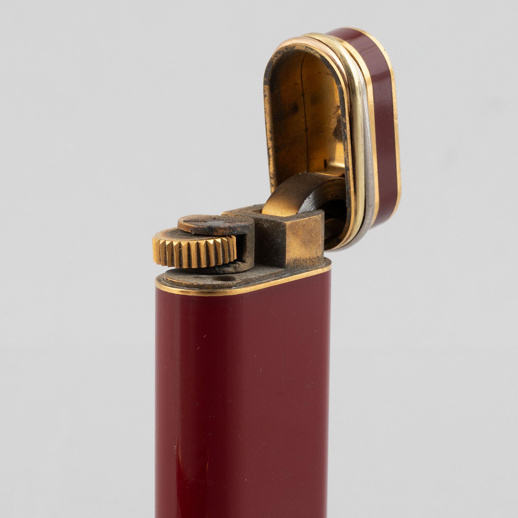 Must de Cartier, pen and lighter, "Trinity".