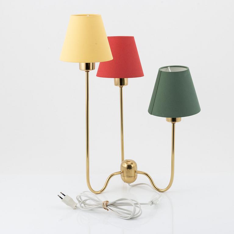 Josef Frank, a model 2468 brass table lamp, Firma Svenskt Tenn, Sweden.