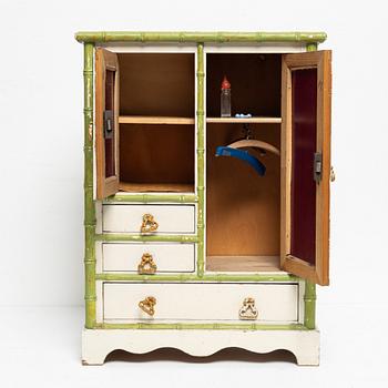 Doll's wardrobe, first half of the 20th century.