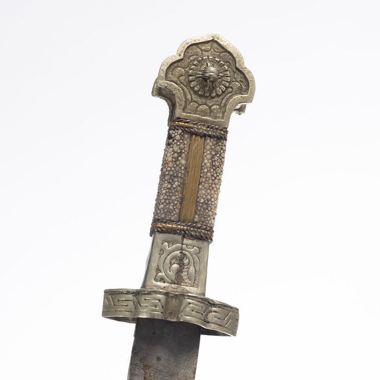Kniv, Tibet, omkring år 1900.